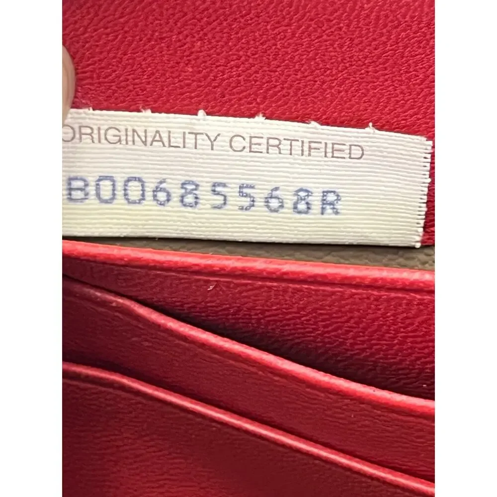 Bottega Veneta Intrecciato Red Leather Zip Around Continental Wallet